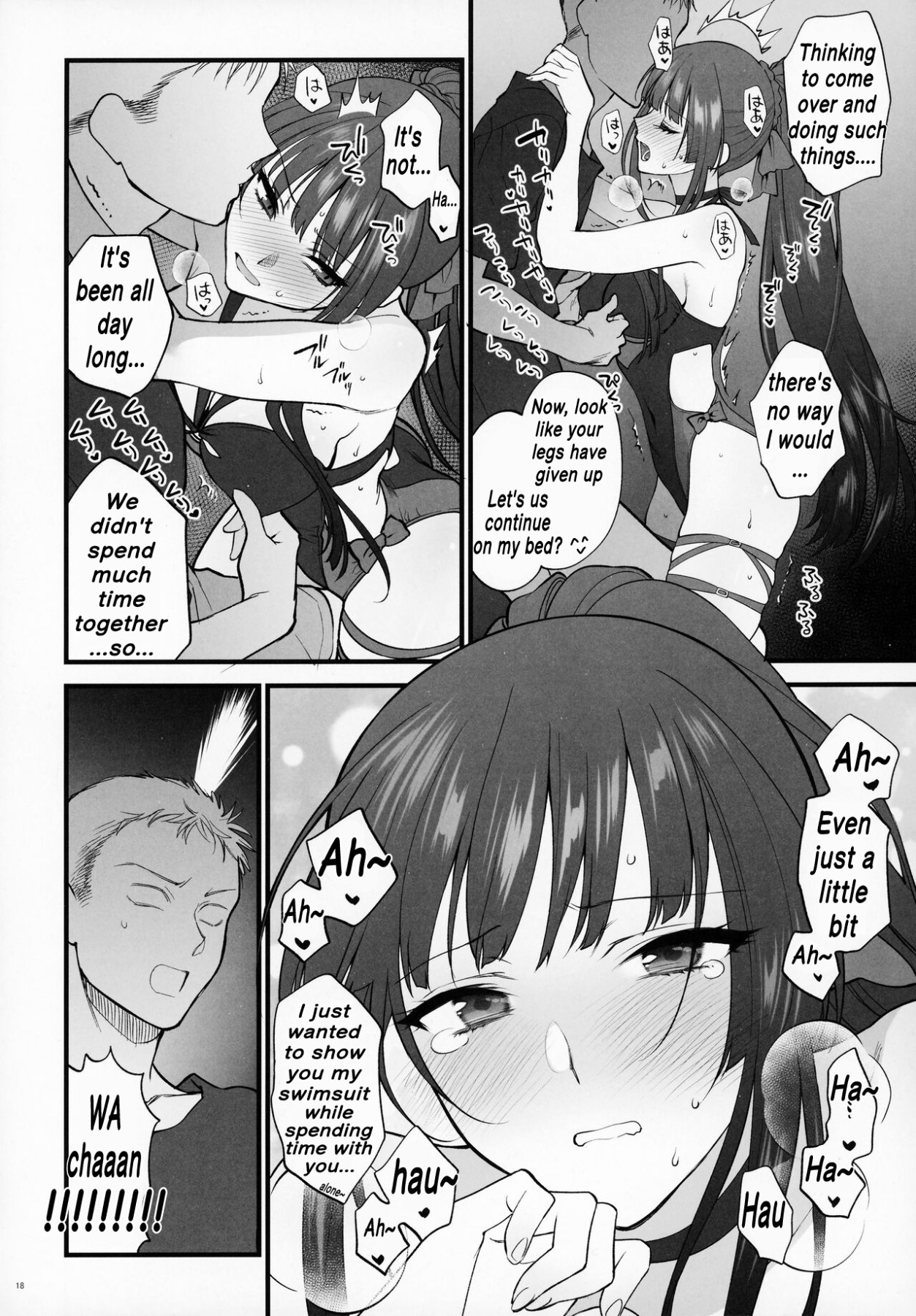 Hentai Manga Comic-I Just Came To Show You My Swimsuit!!-Read-17